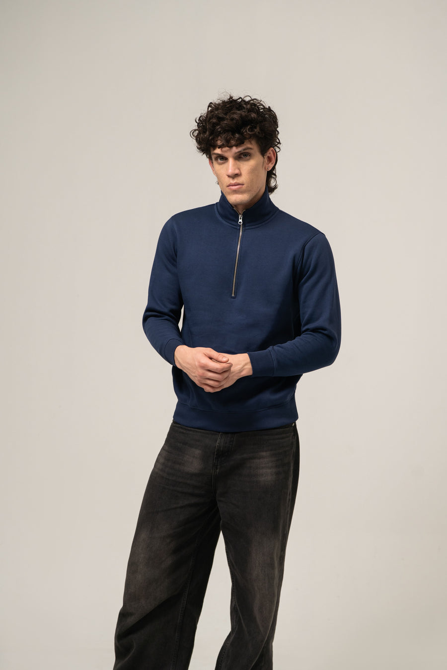 QUARTER ZIP PULLOVER