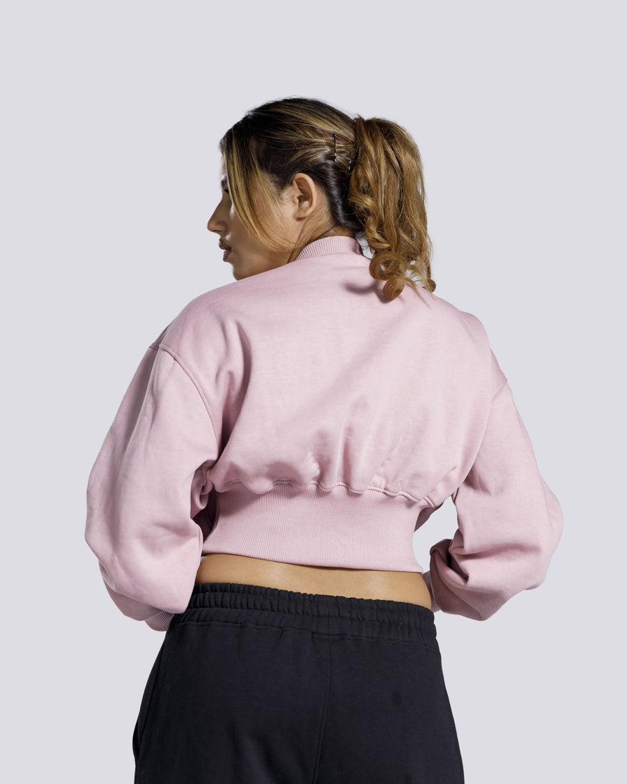 CLINCHED CROPPED SWEATSHIRT