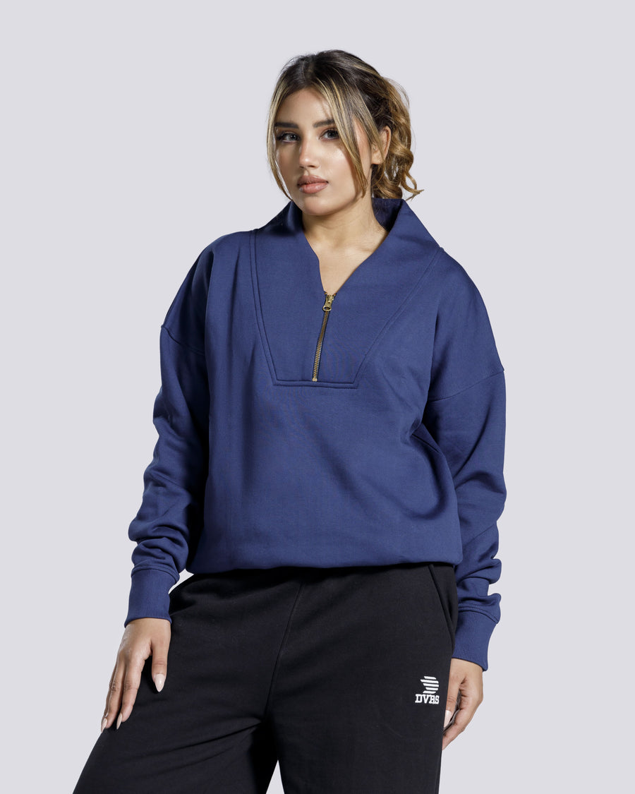 QUARTER ZIP PULLOVER