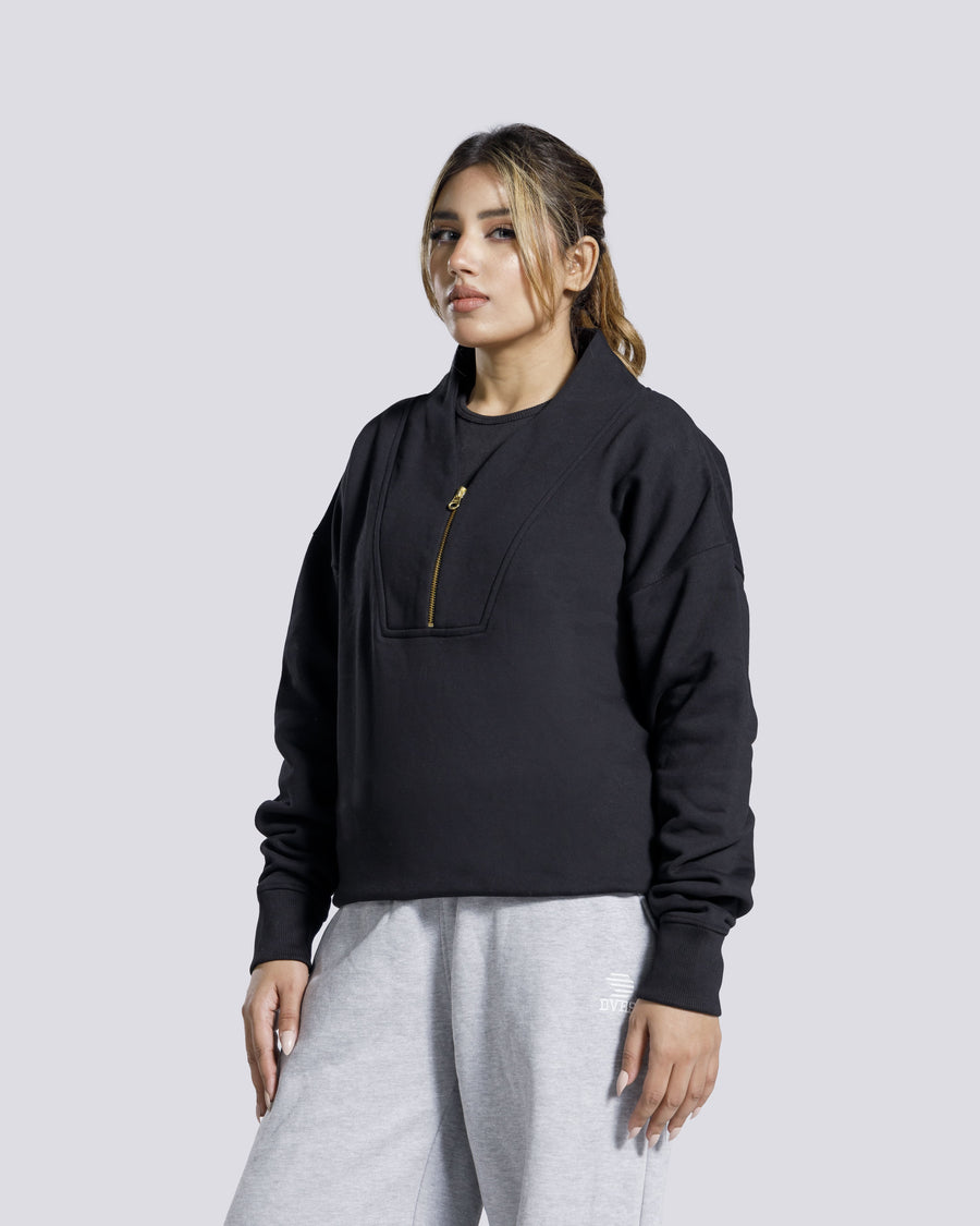 QUARTER ZIP PULLOVER