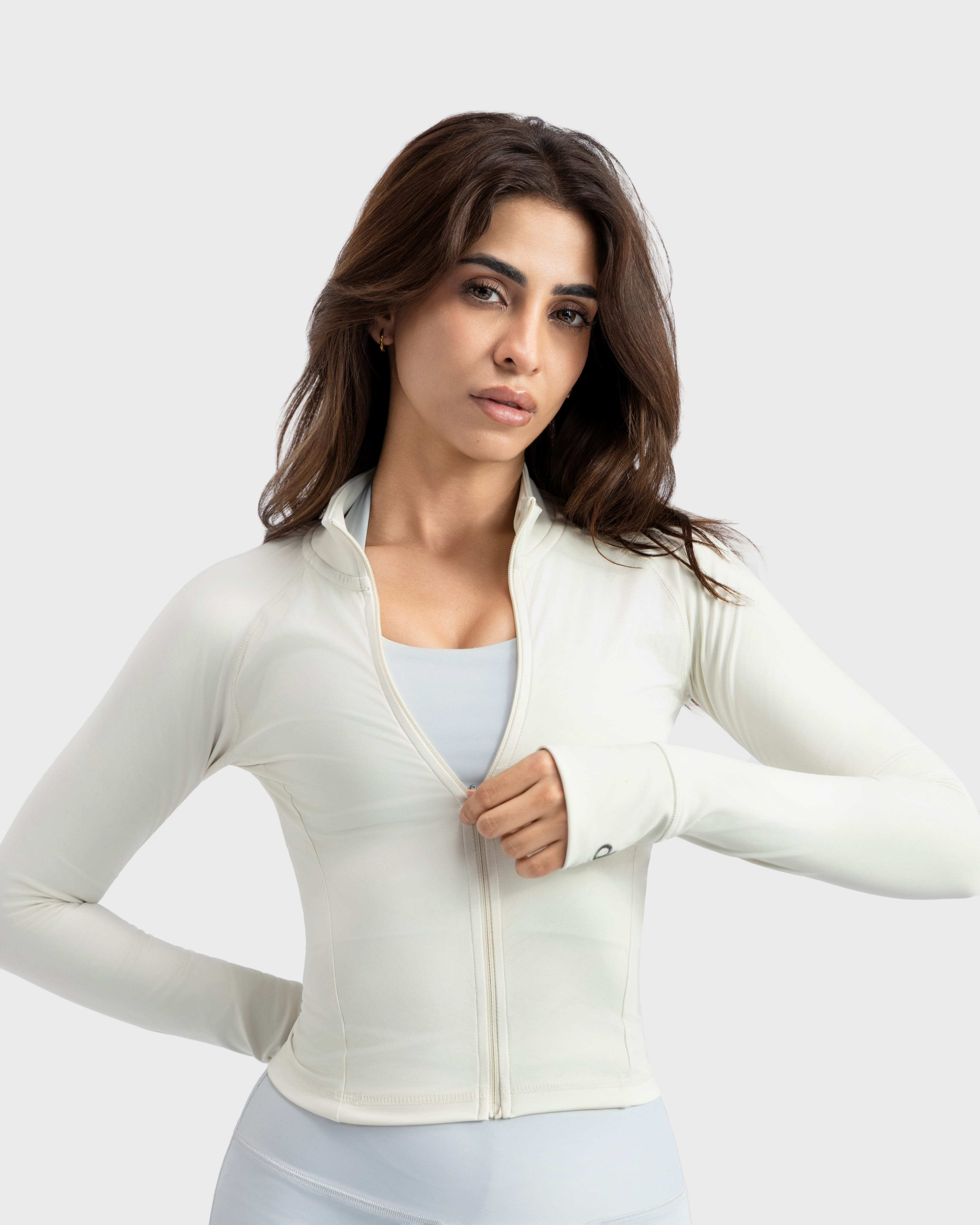 Enhanced Cropped Sculpt Jacket