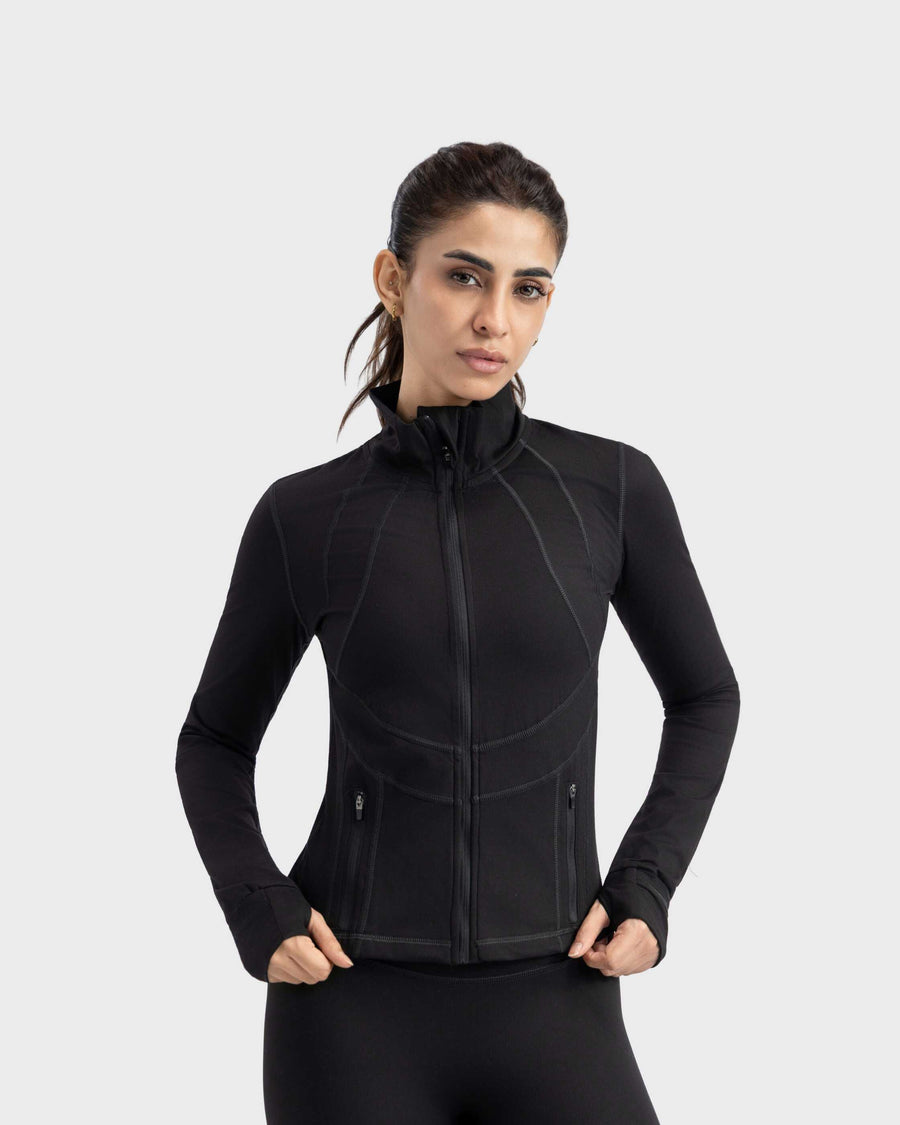 Sculpt Jacket Micro Cropped