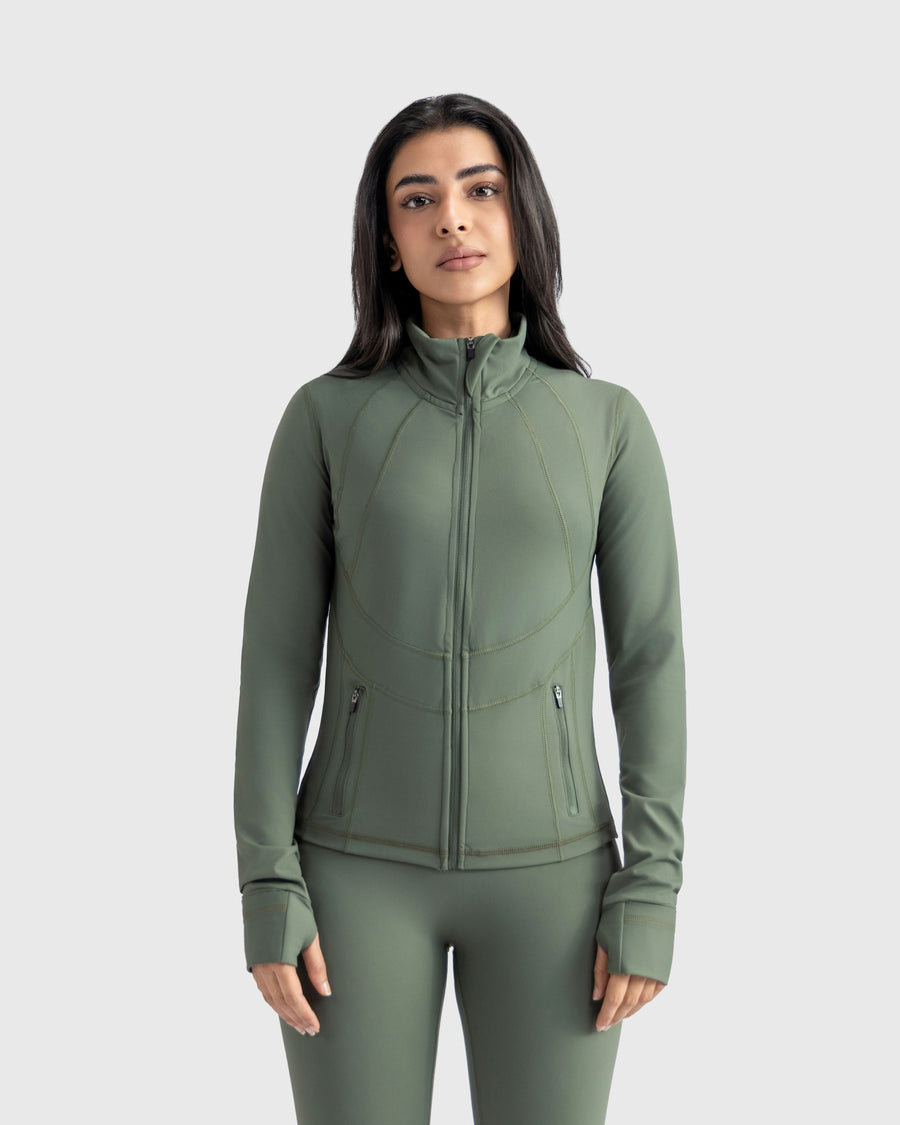 Sculpt Jacket Micro Cropped