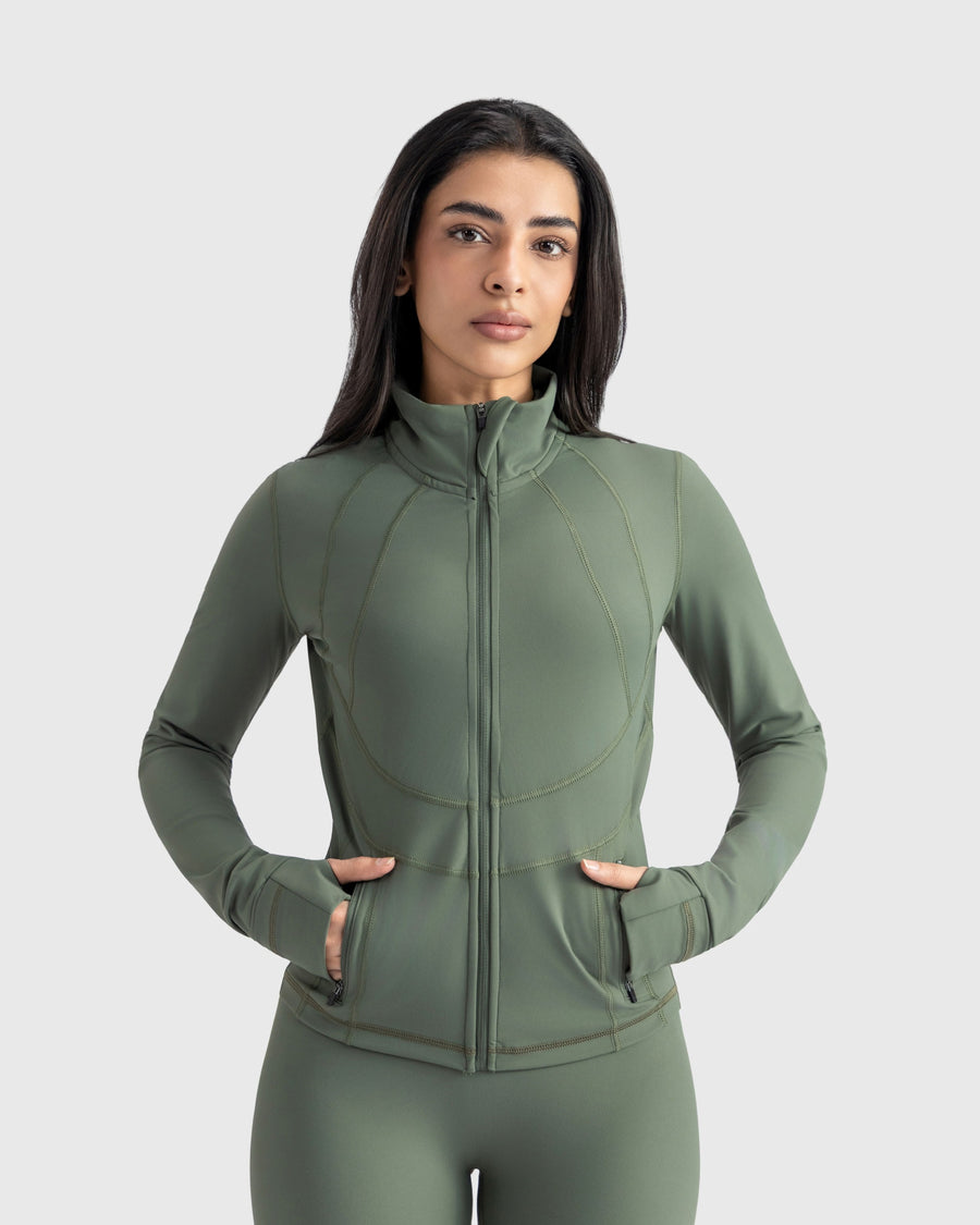 Sculpt Jacket Micro Cropped