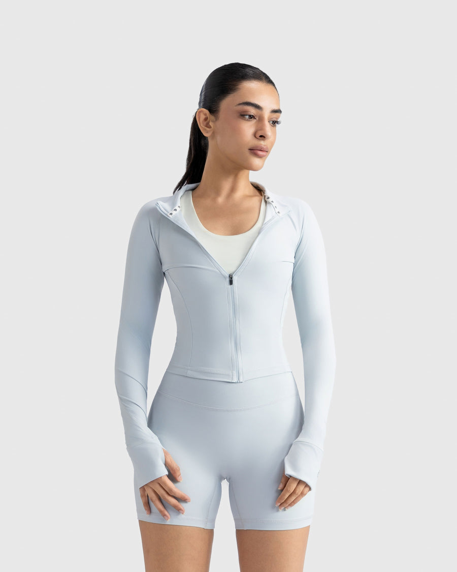 Enhanced Cropped Sculpt Jacket