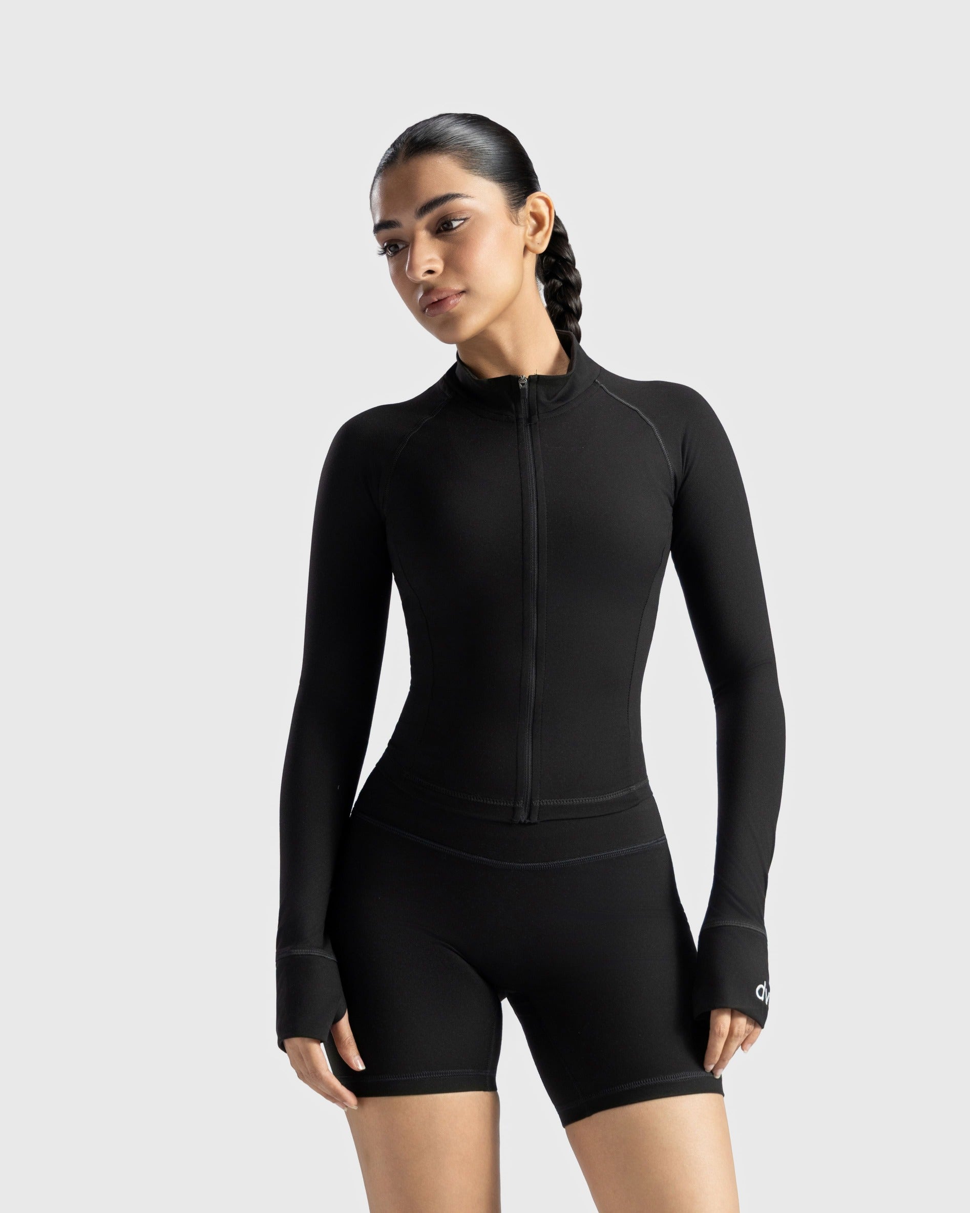 Enhanced Cropped Sculpt Jacket