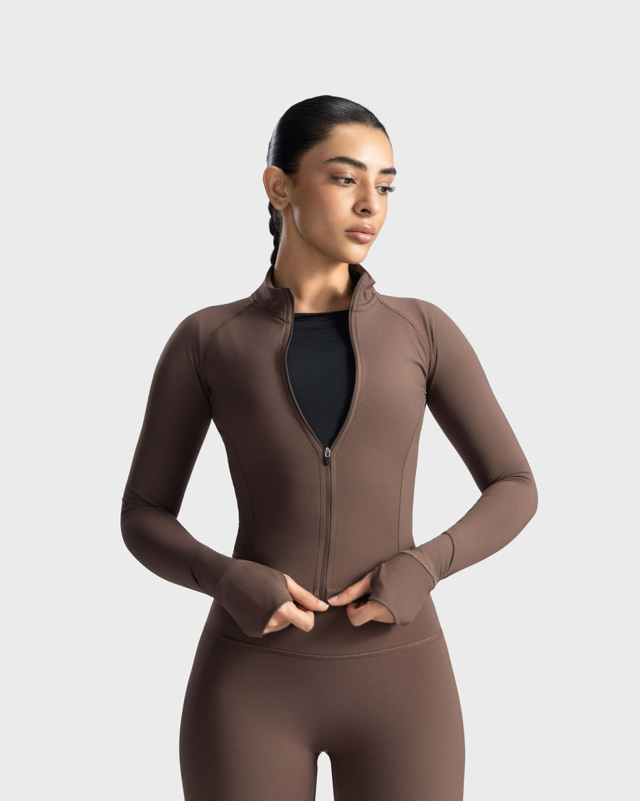 Enhanced Cropped Sculpt Jacket