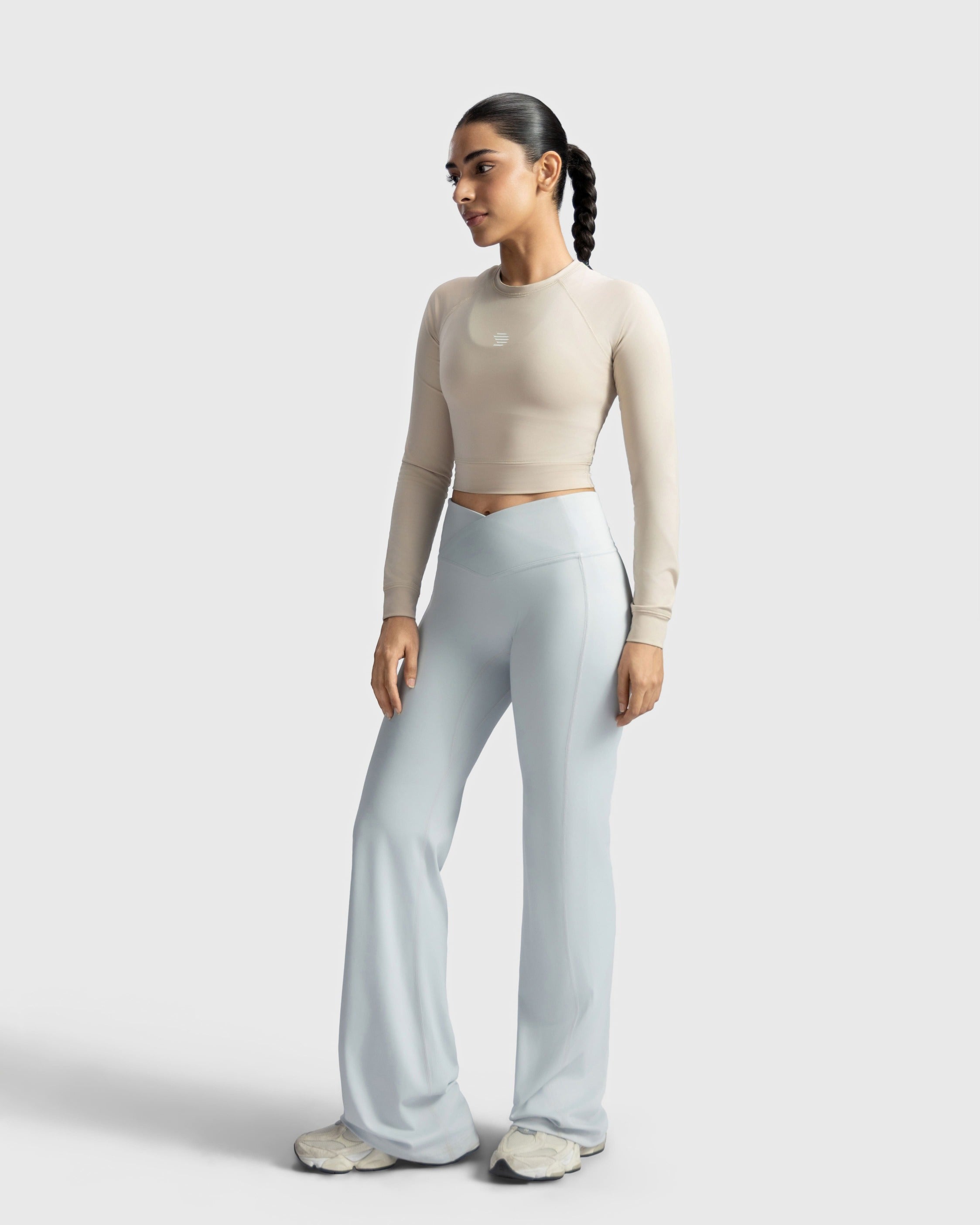 Full Sleeve Performance Crop Top