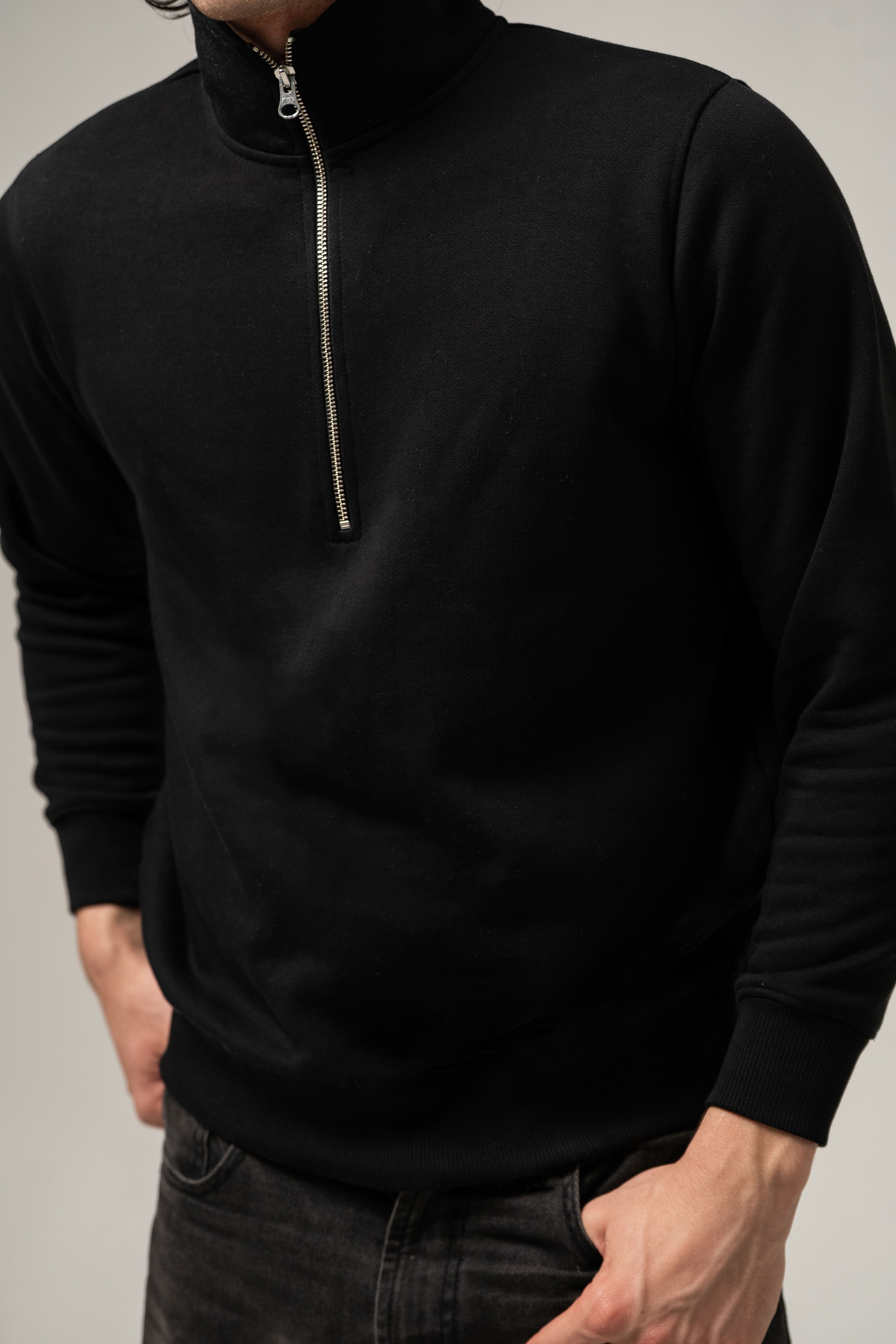 Men Quarter Zipper
