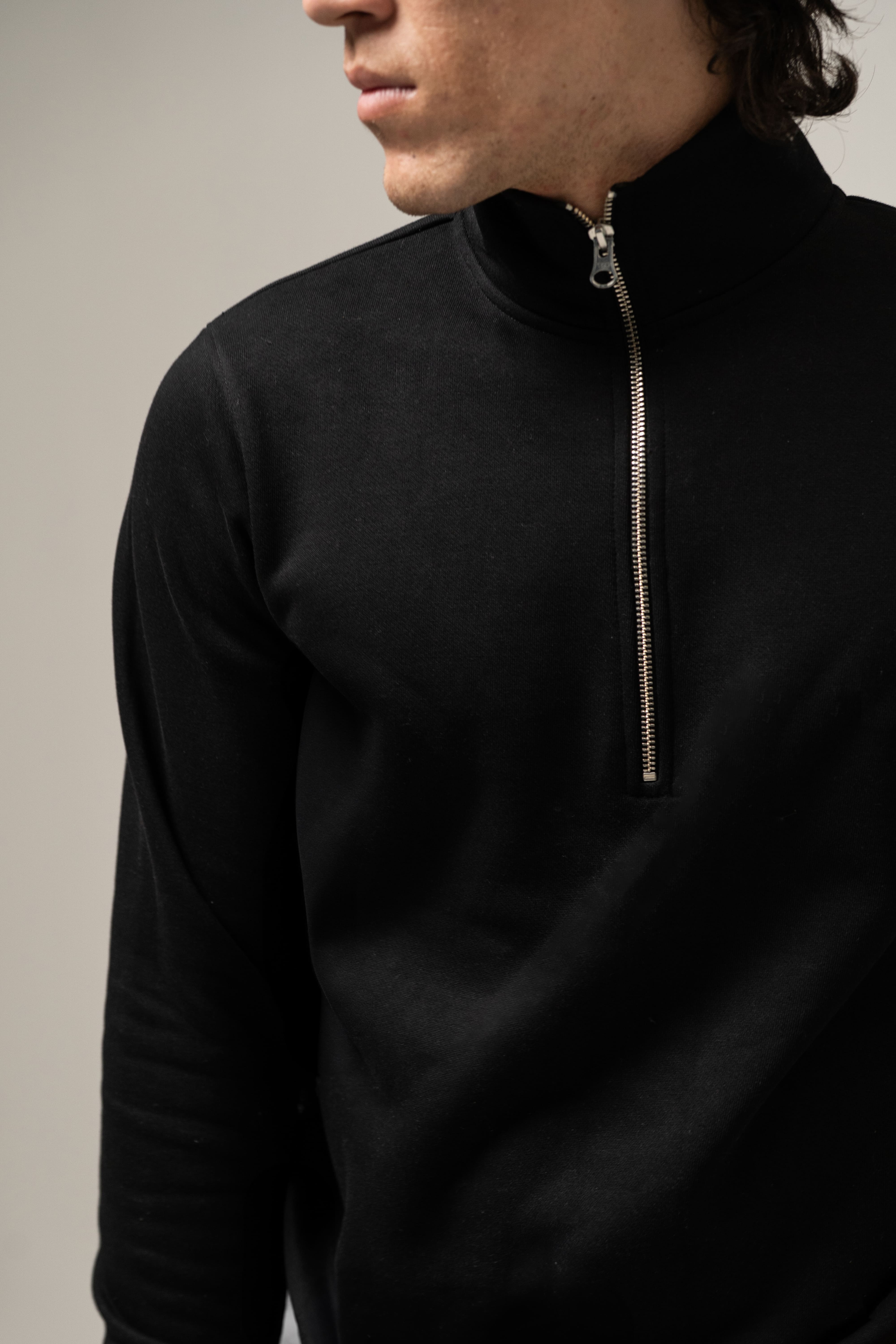 QUARTER ZIP PULLOVER