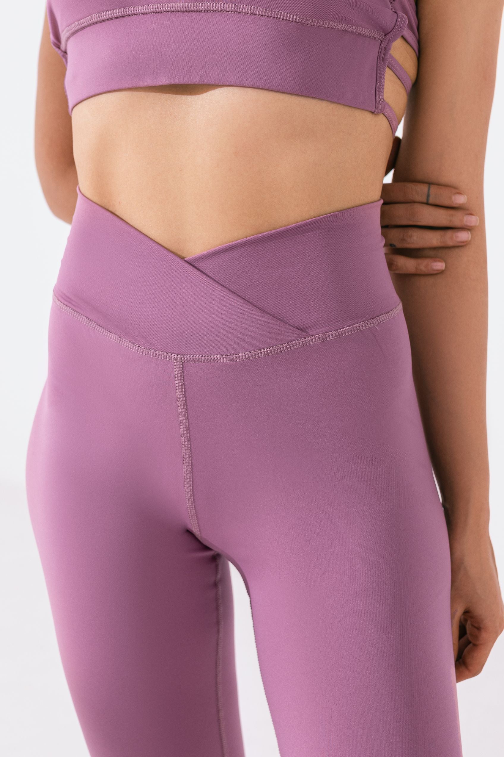 Cross Belt Yoga Pant Pink