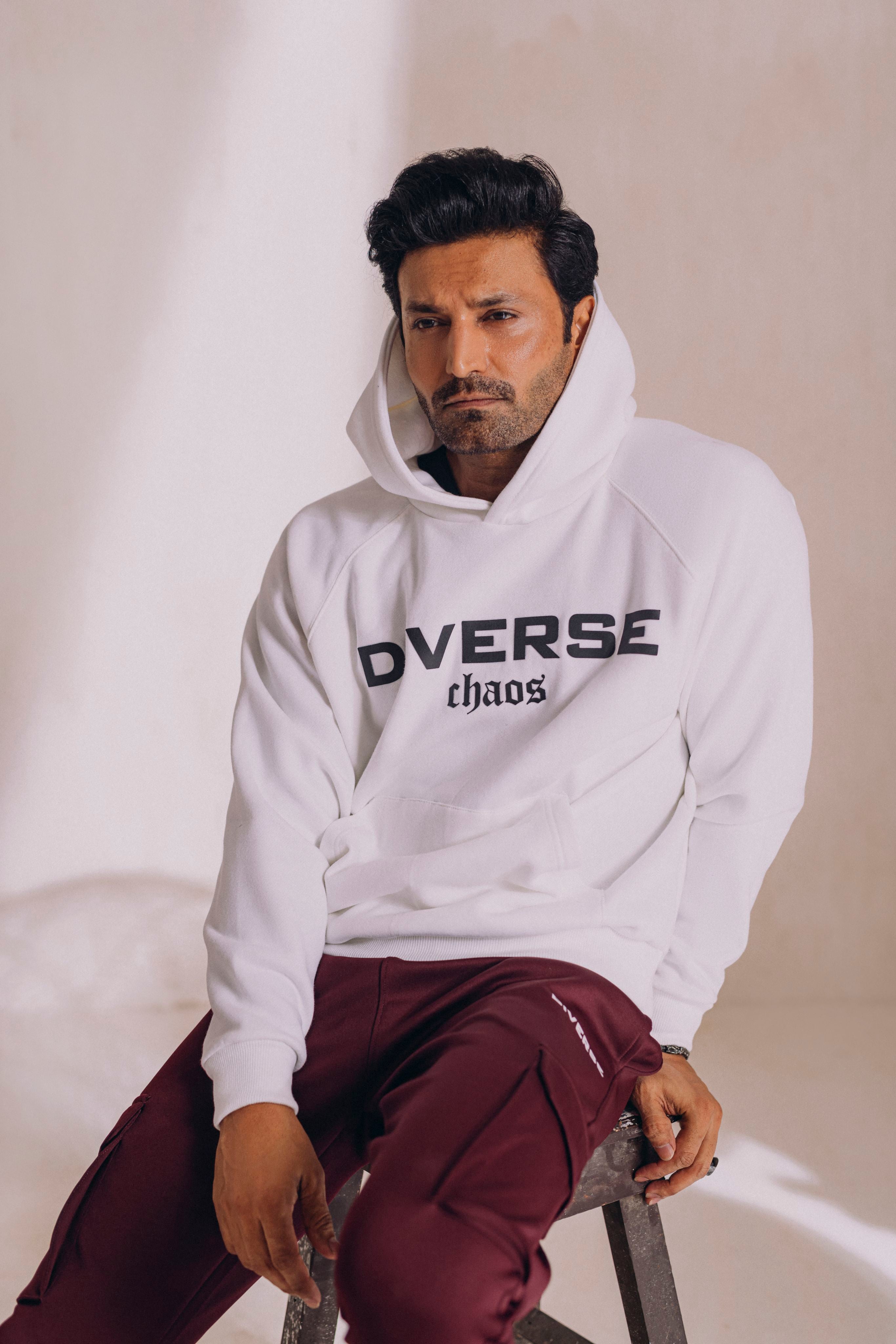 Diverse Oversize Hoodie White
