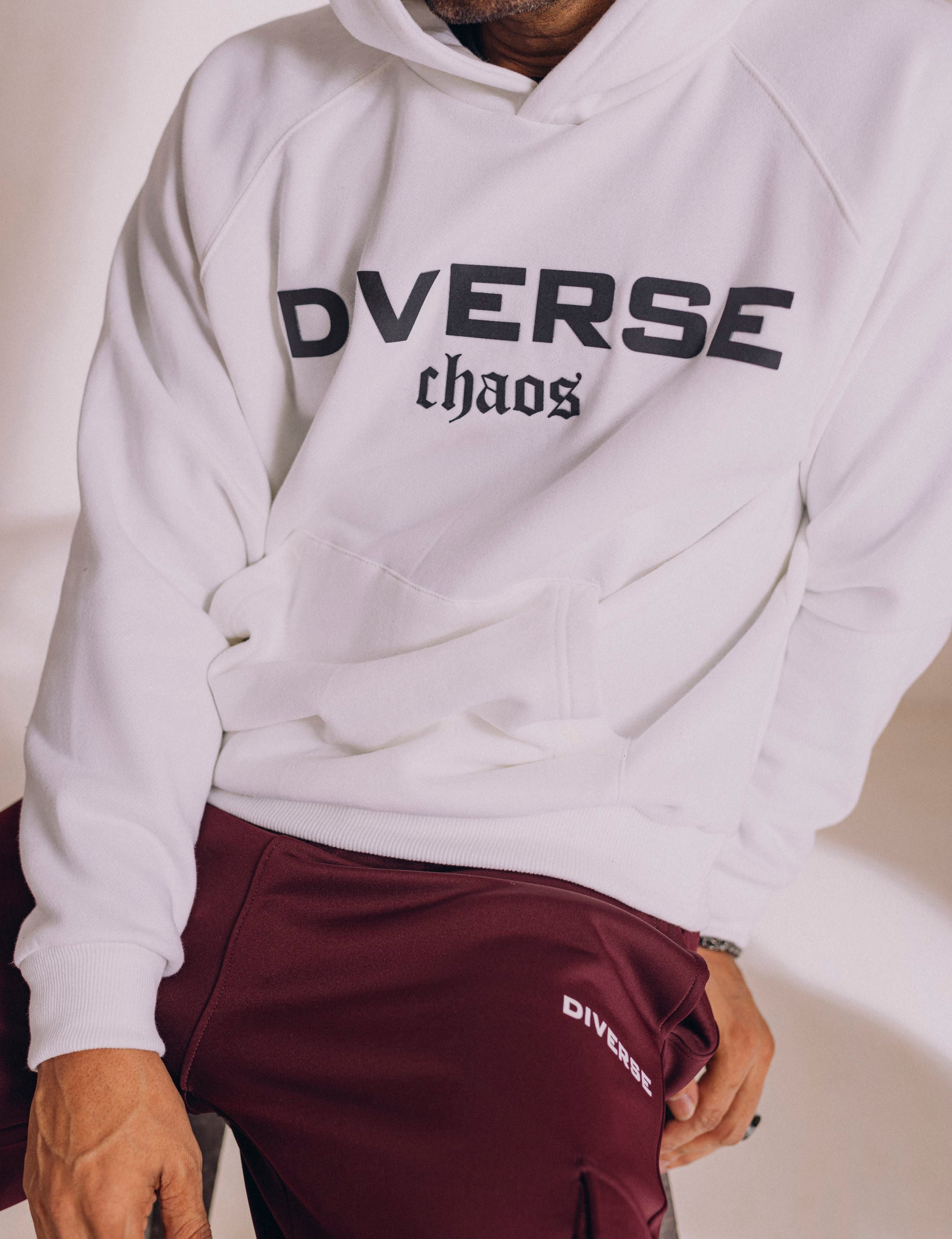 Diverse Oversize Hoodie White