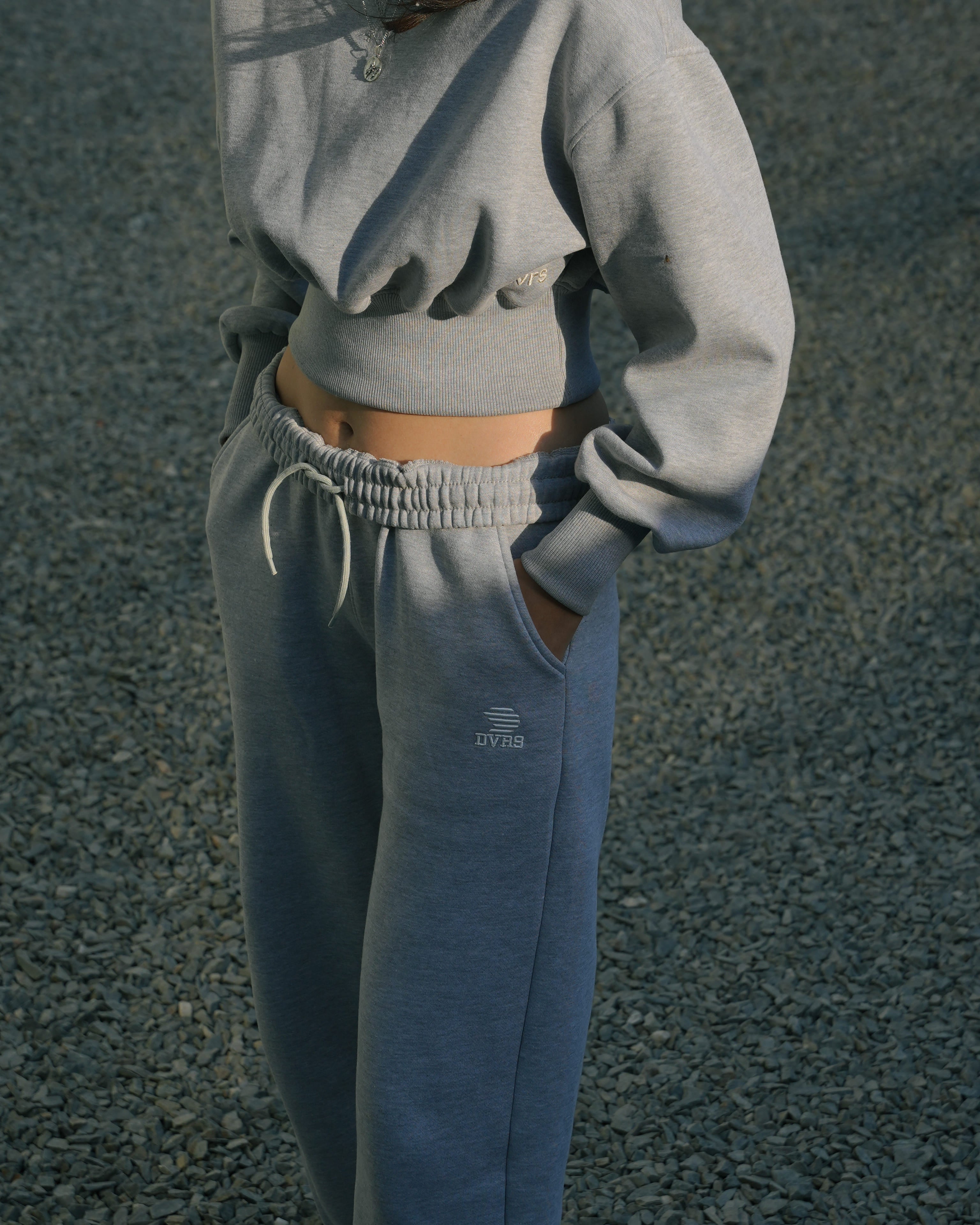 Cinched Cropped Sweatshirt