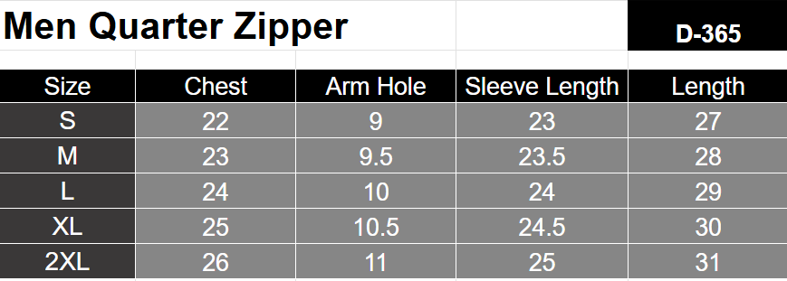 QUARTER ZIP PULLOVER