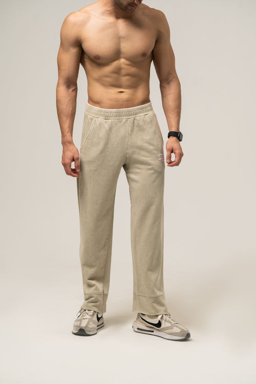 ACID WASHED STRAIGHT LEG JOGGERS