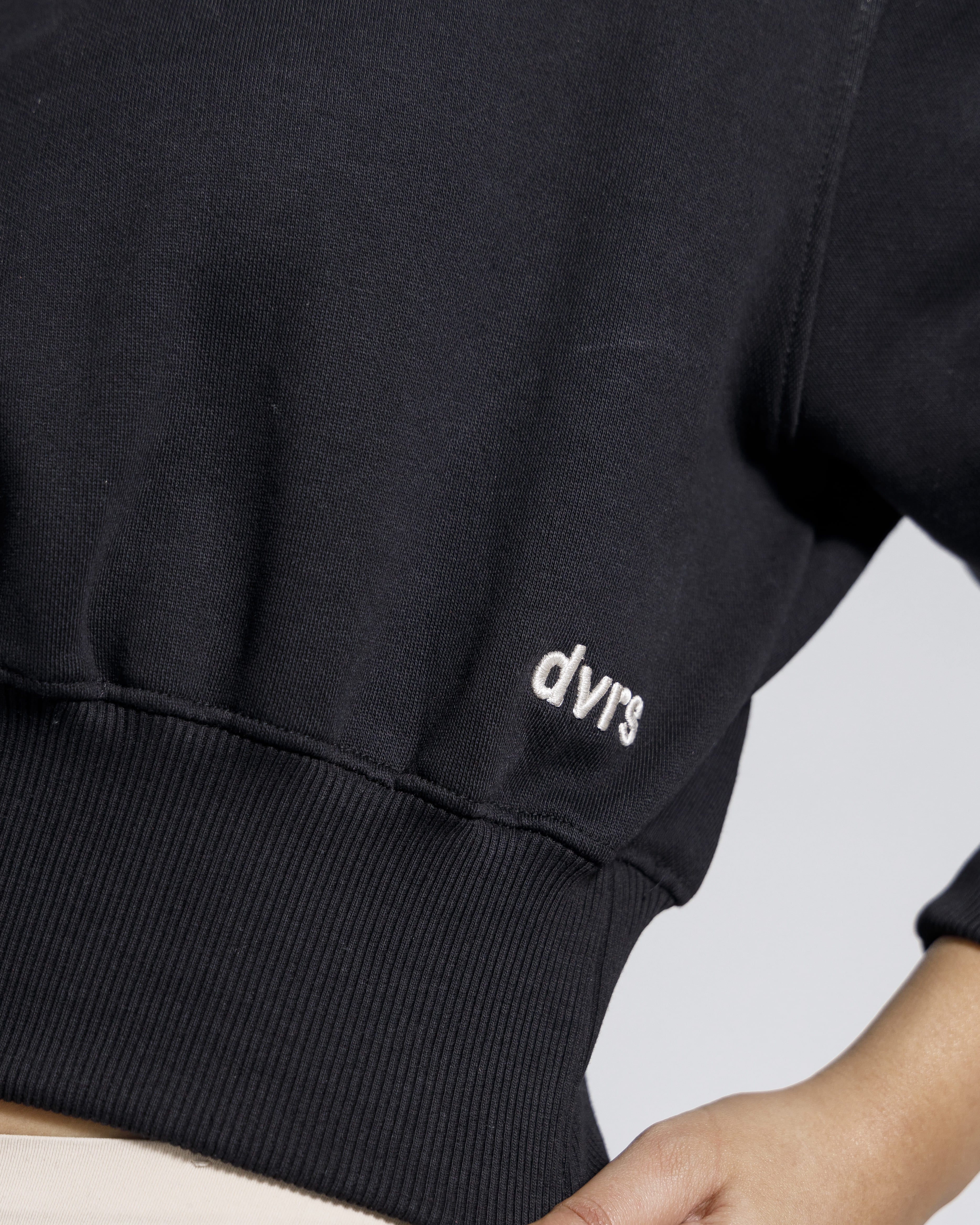 CLINCHED CROPPED SWEATSHIRT