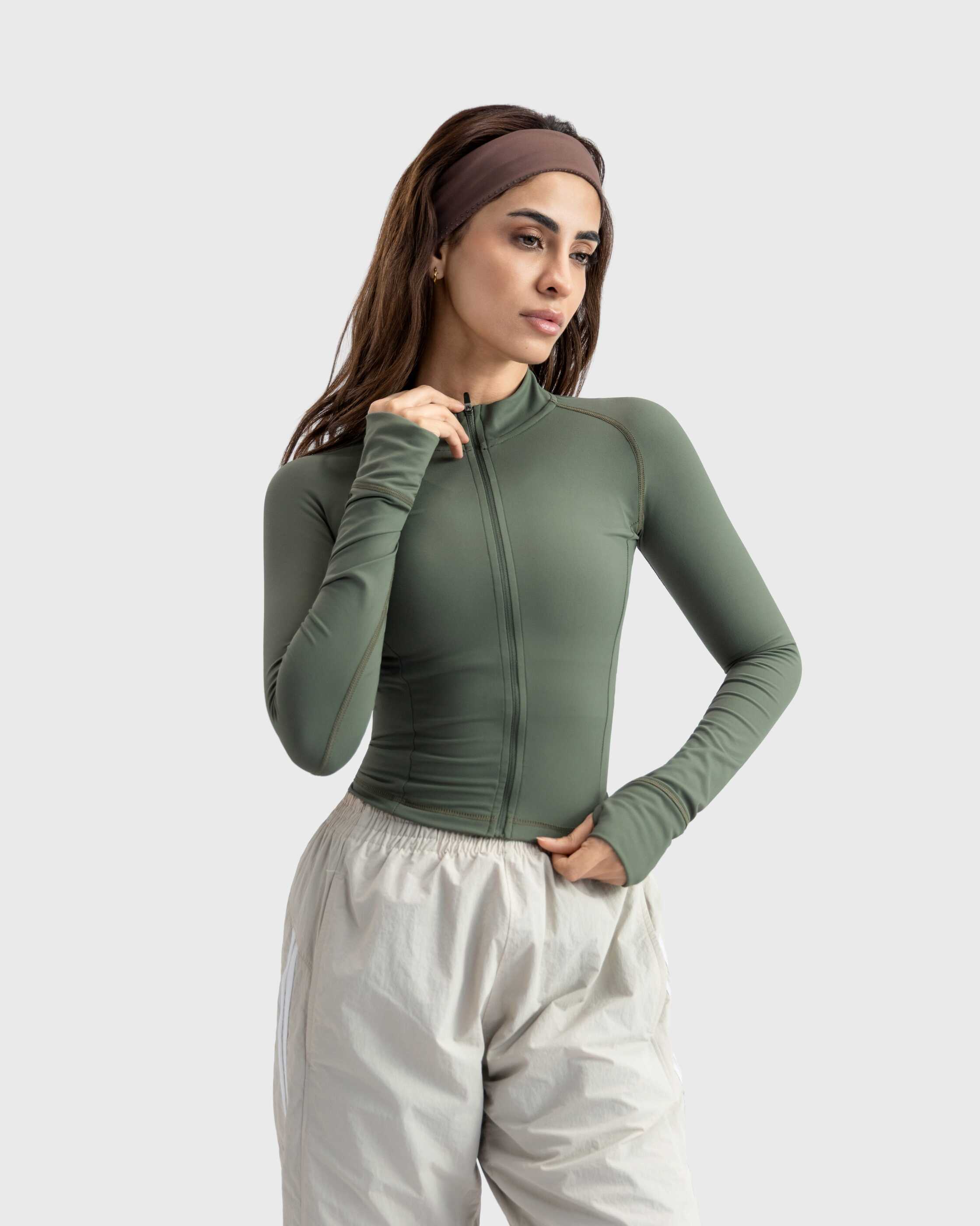 Enhanced Cropped Sculpt Jacket