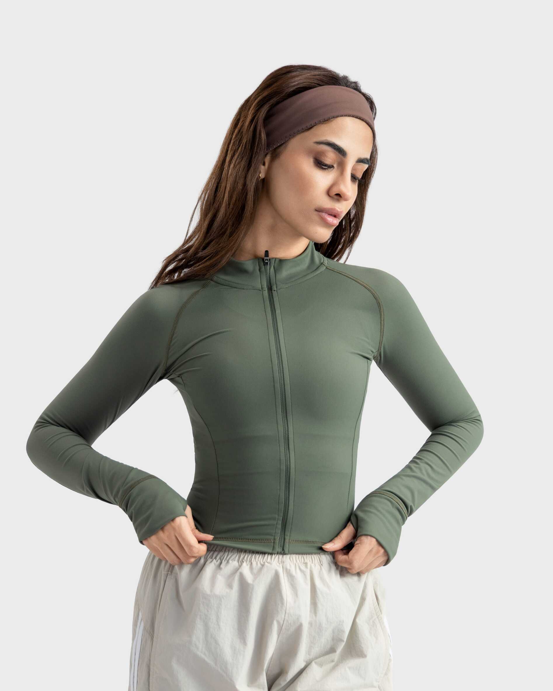 Enhanced Cropped Sculpt Jacket