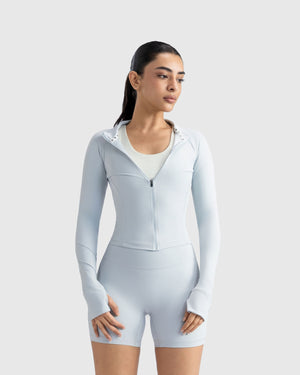 Enhanced Cropped Sculpt Jacket
