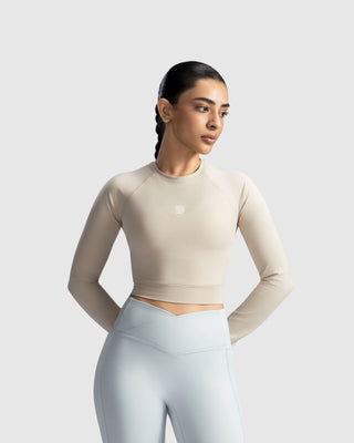Full Sleeve Performance Crop Top