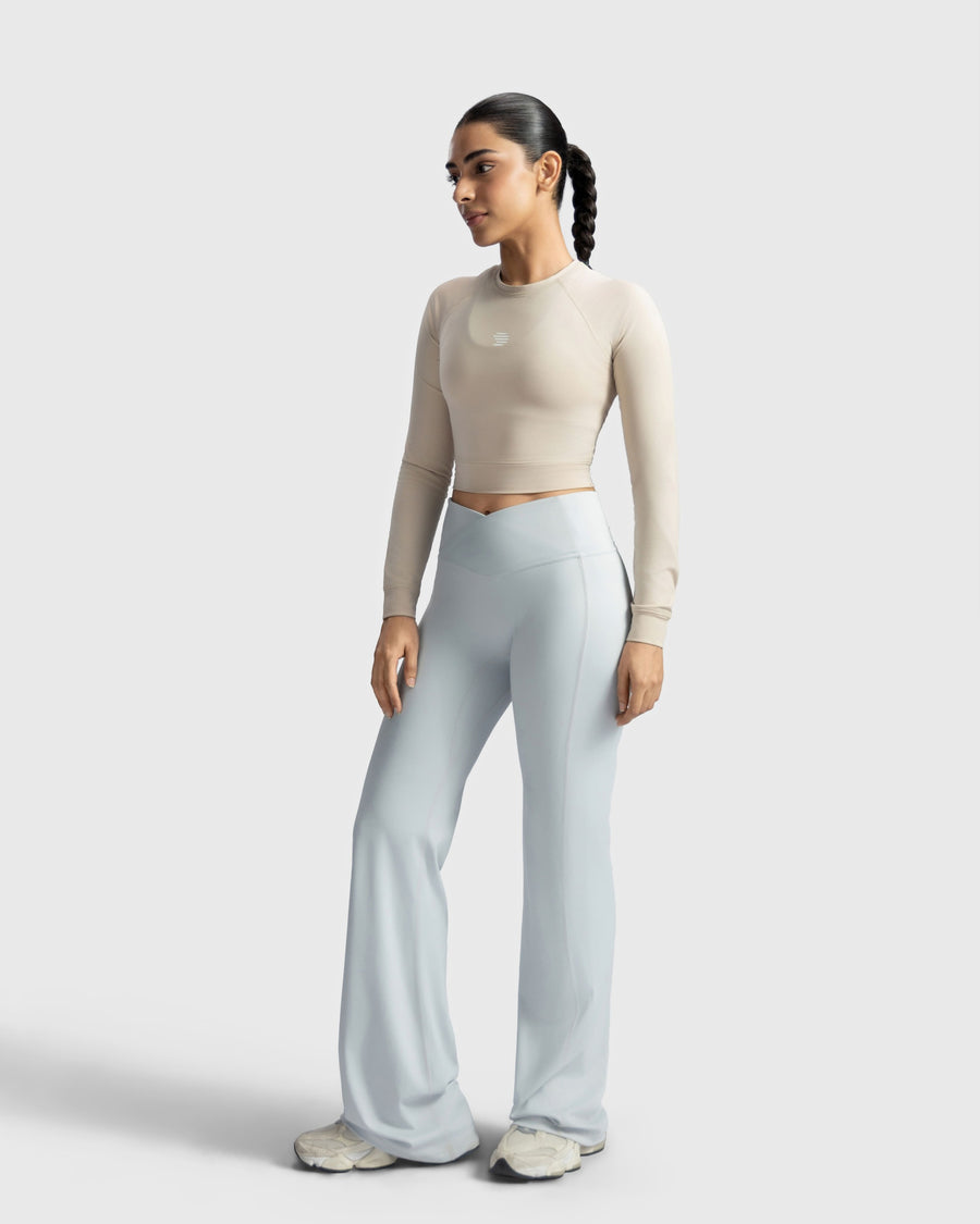 Full Sleeve Performance Crop Top