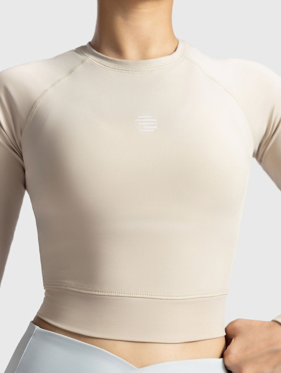Full Sleeve Performance Crop Top