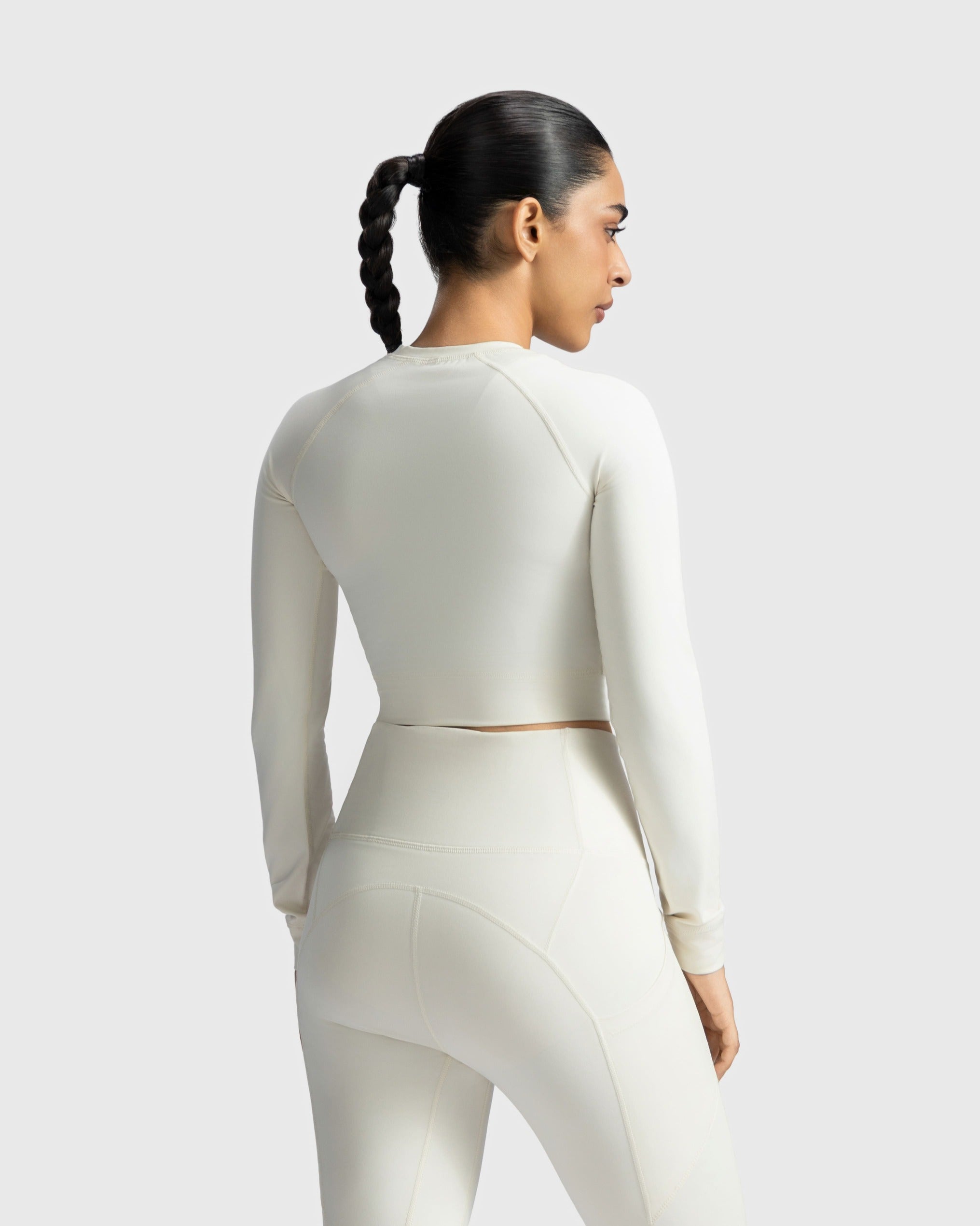 Full Sleeve Performance Crop Top