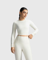 Full Sleeve Performance Crop Top