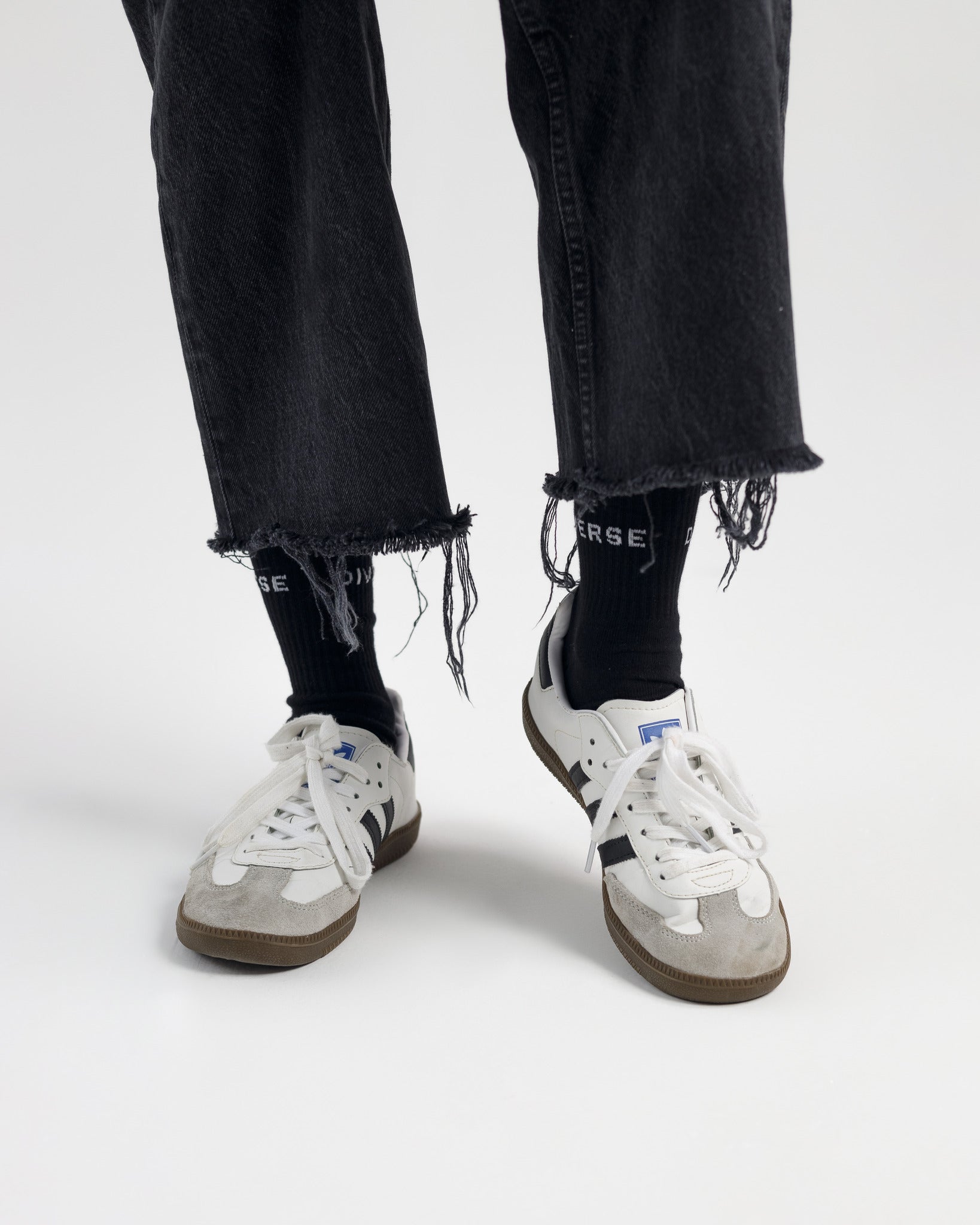 Black Crew socks