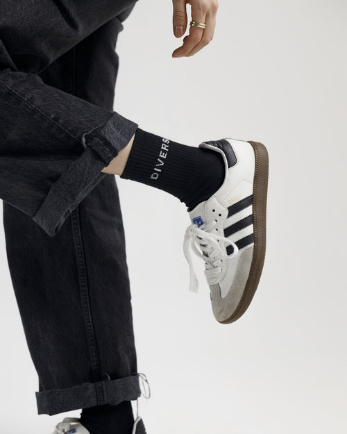 Black Crew socks