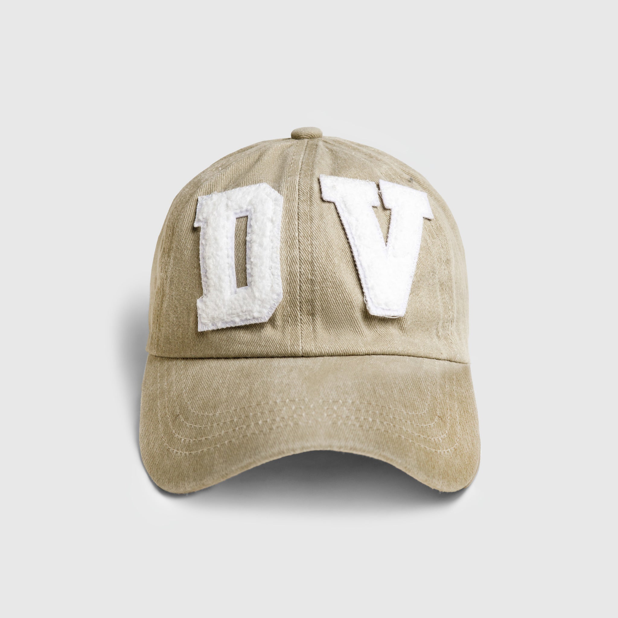 Beige Varsity Cap