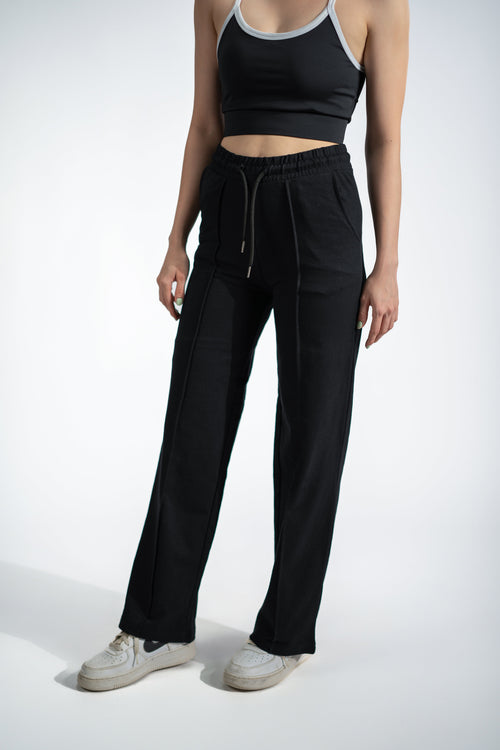 Black Wide Leg Trouser