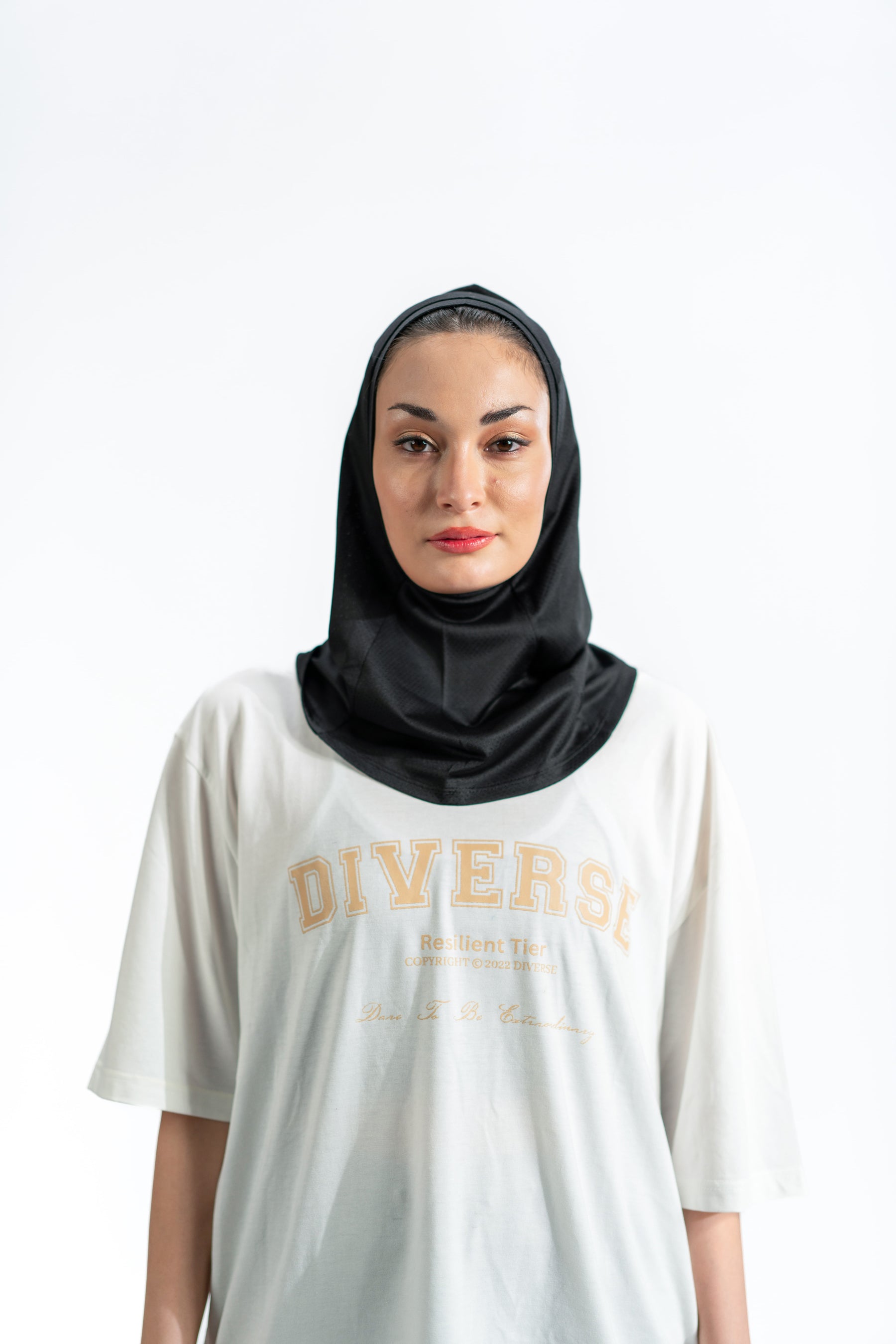 Black Mesh Hijab