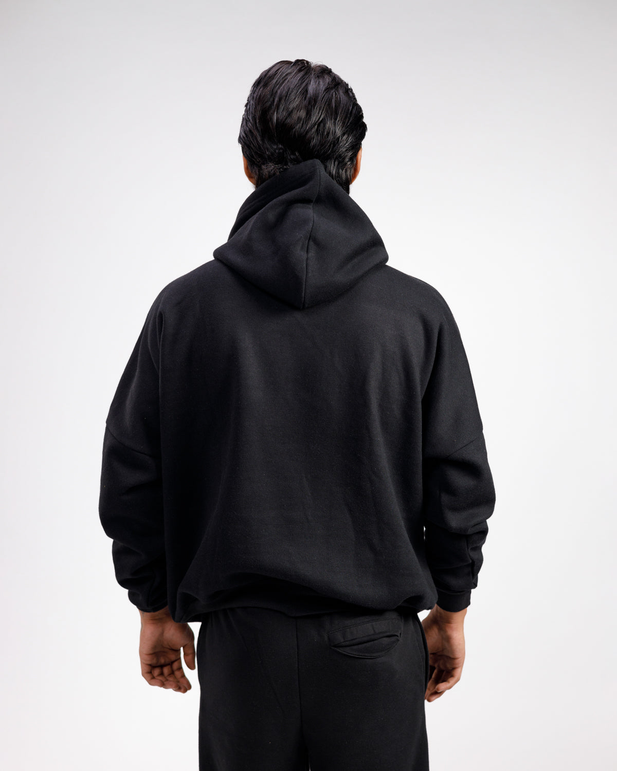 Diverse Oversized Hoodie Black