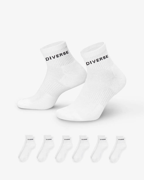 White Crew Socks