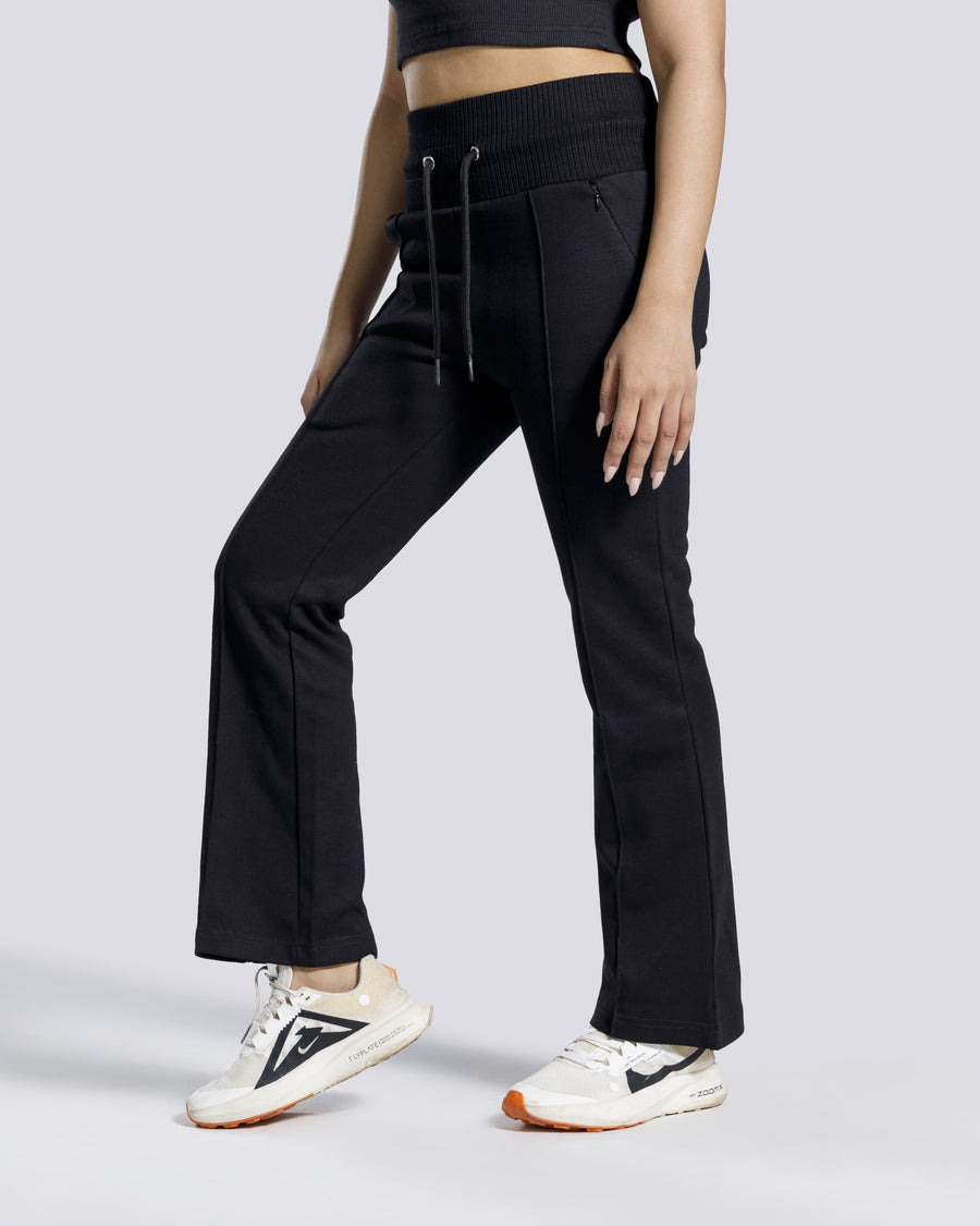 INTERLOCK FLARED SWEATPANTS