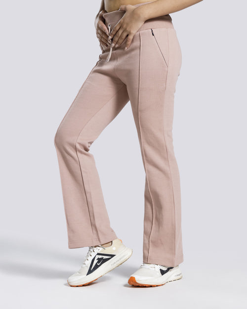 INTERLOCK FLARED SWEATPANTS