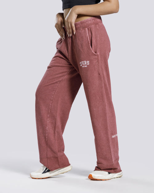 WASHED STRAIGHT LEG TROUSER
