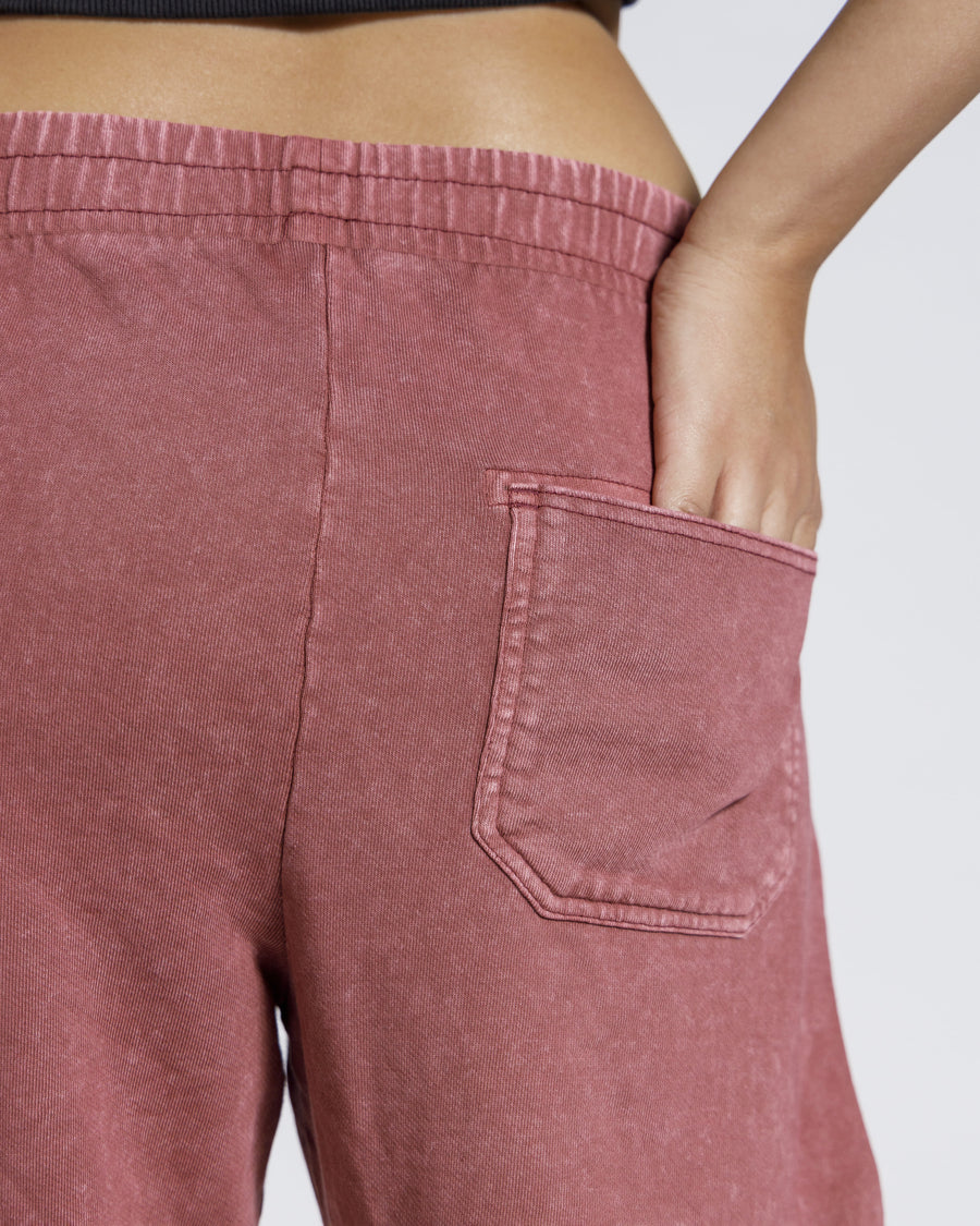 WASHED STRAIGHT LEG TROUSER