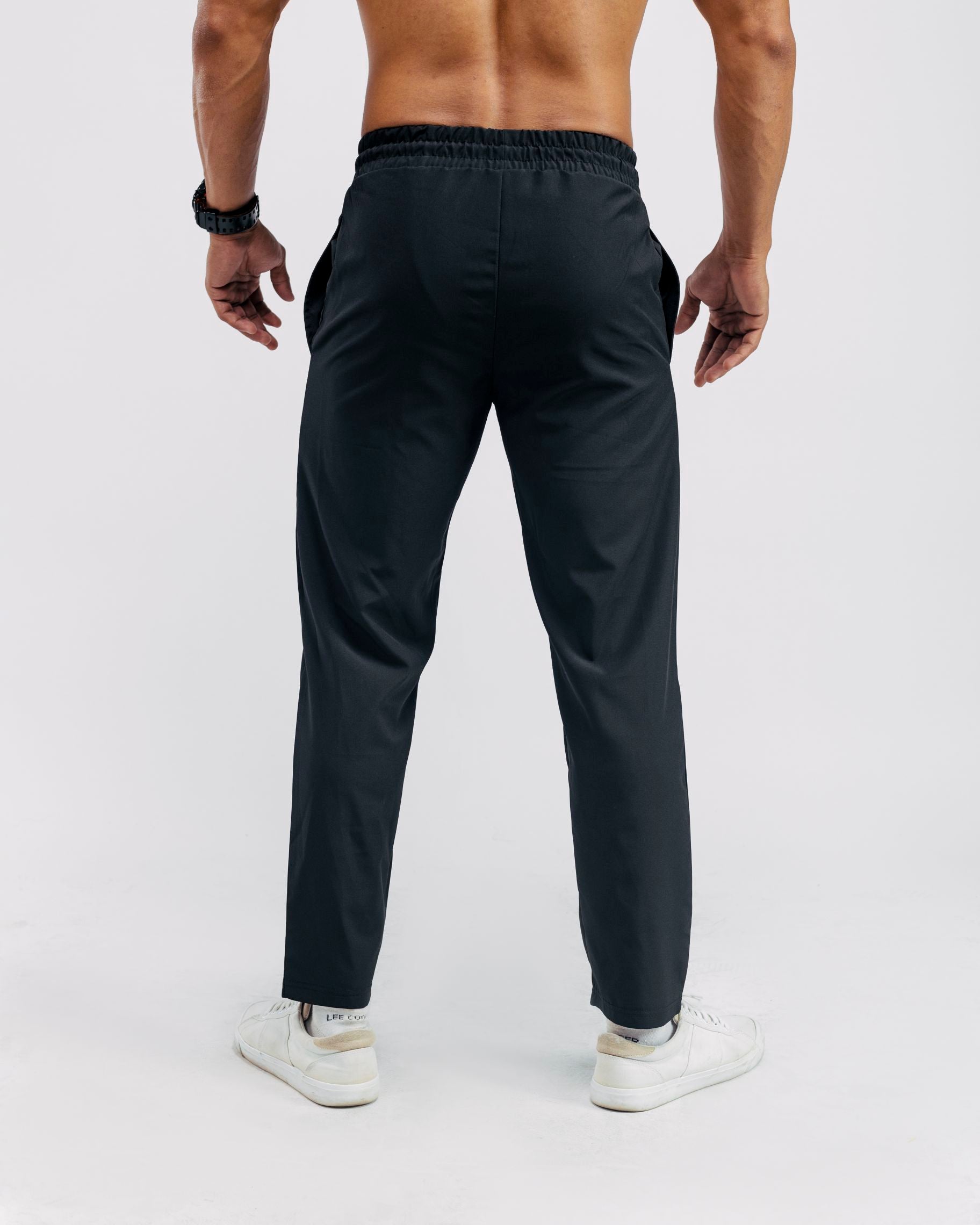 Fitted Tech Trouser Black