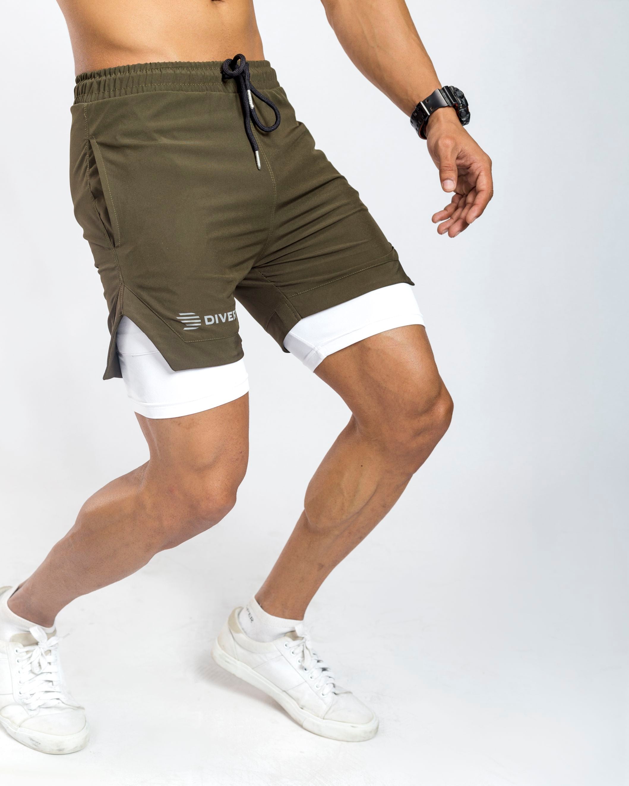 Compression Shorts Olive