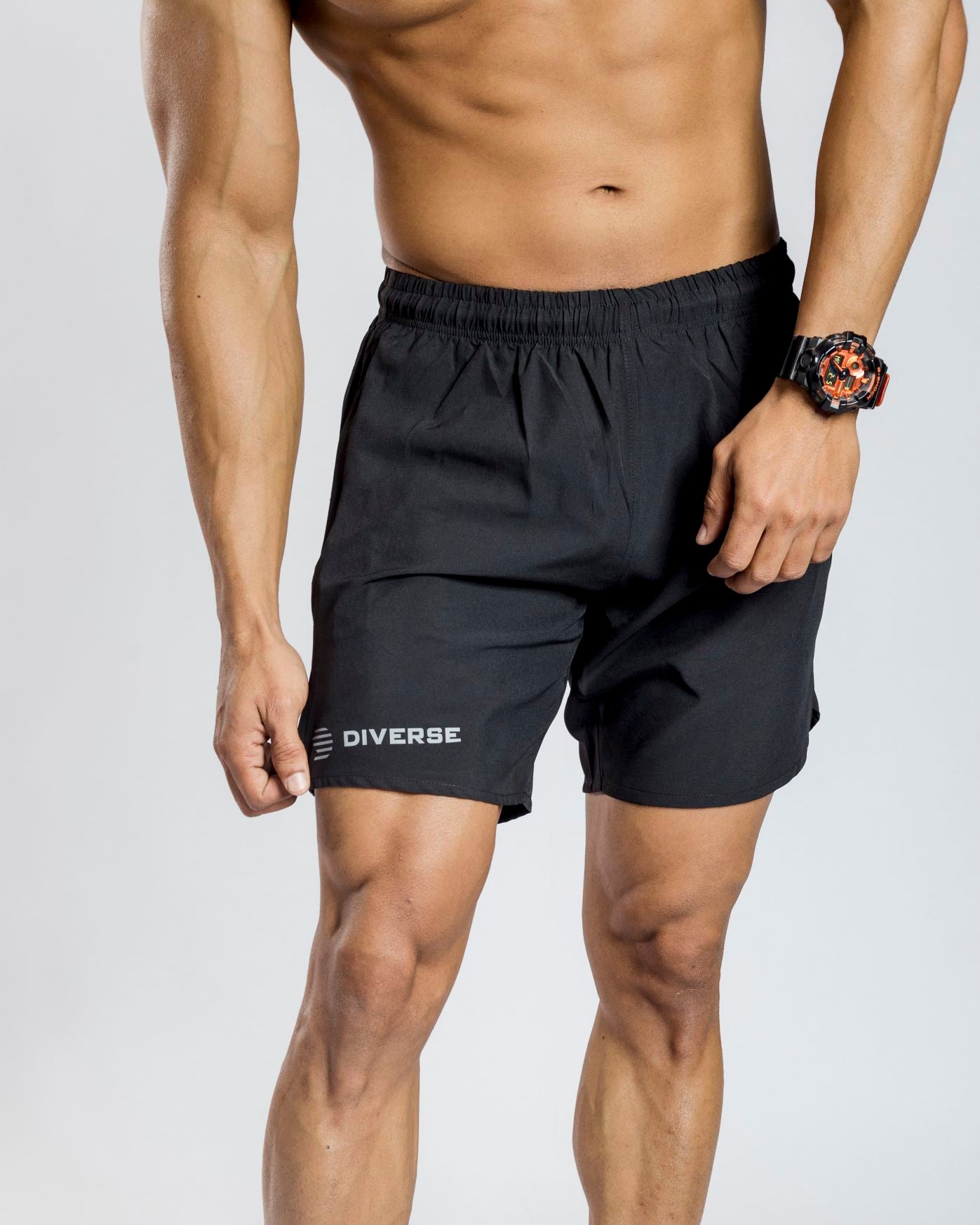 Diverse Training Shorts Black