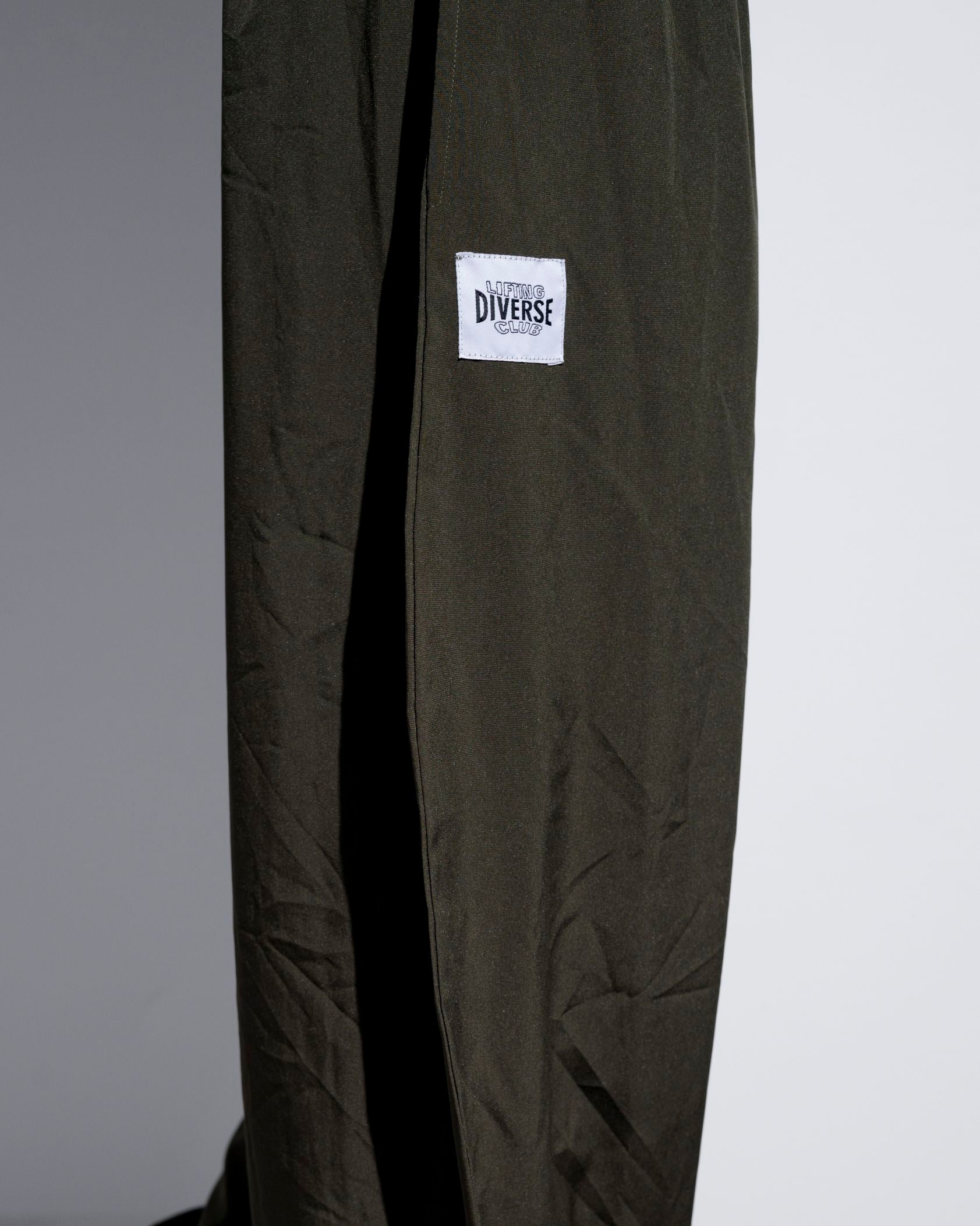 Olive Oversized Tech Trouser