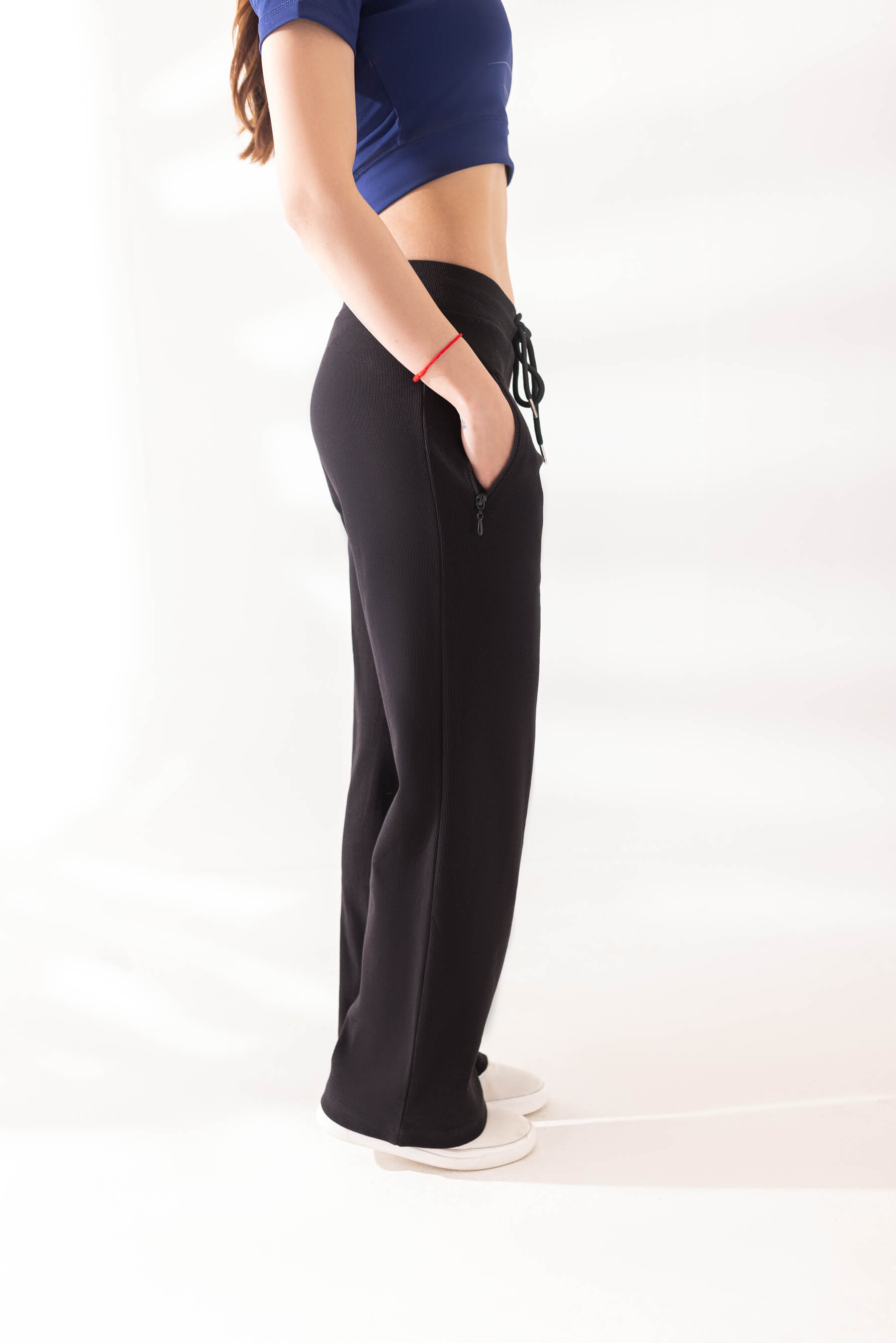 Feyre Classic Flared Trousers Black